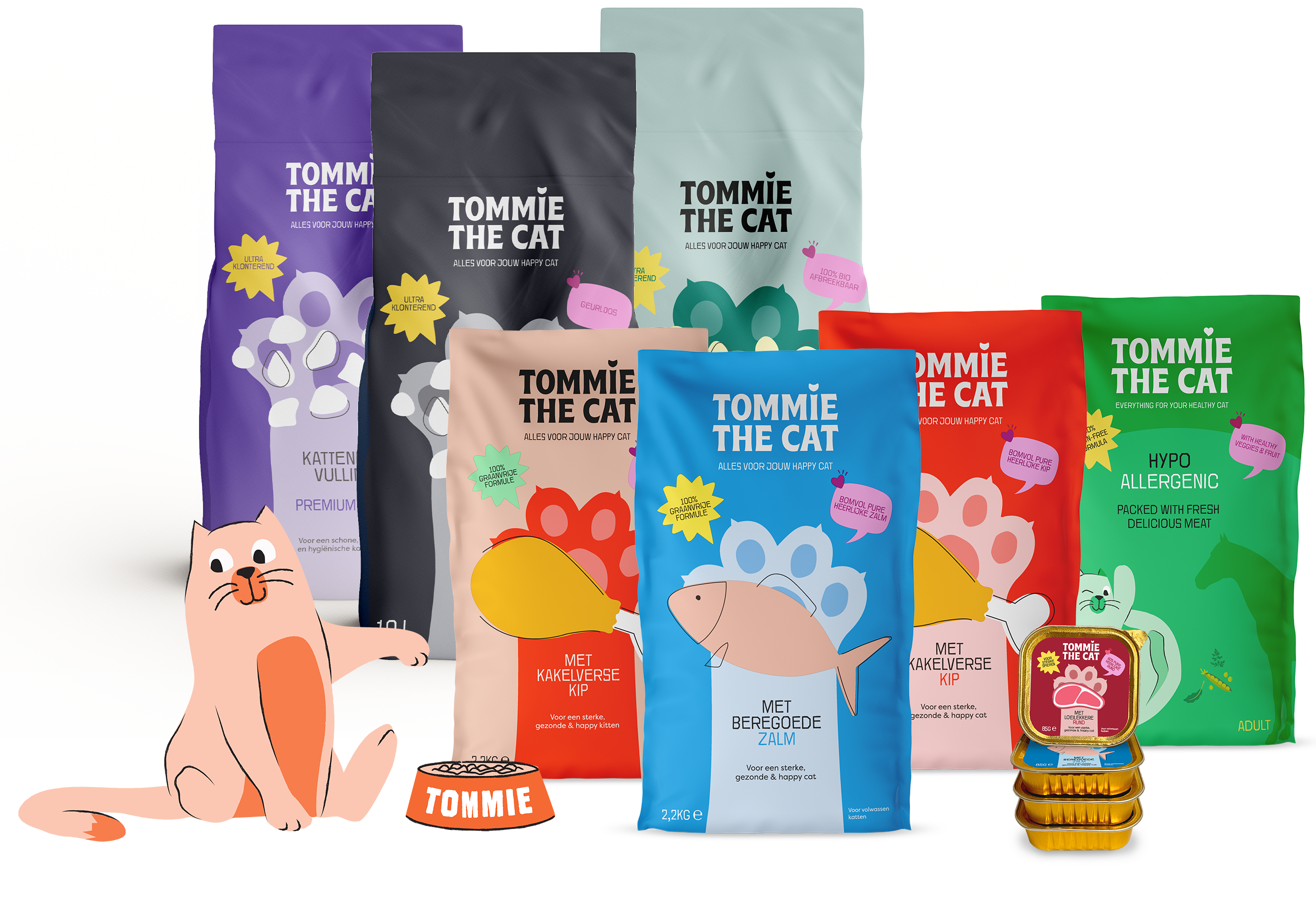 Tommie the Cat productpakket